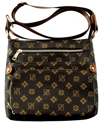 Monogram Crossbody Bag CM2462 BROWN